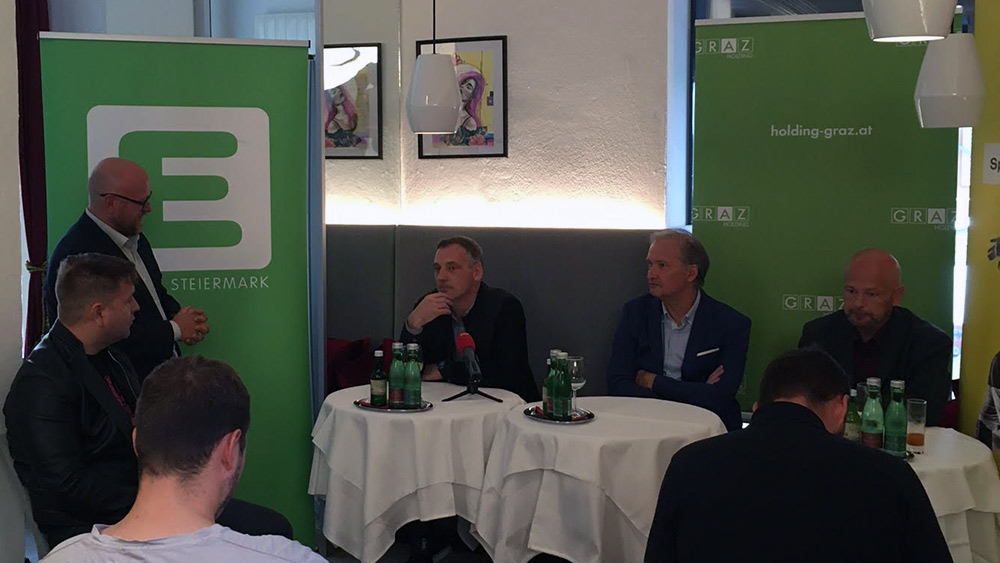 Pressekonferenz des UBSC Raiffeisen Graz für die Saison 2021/22