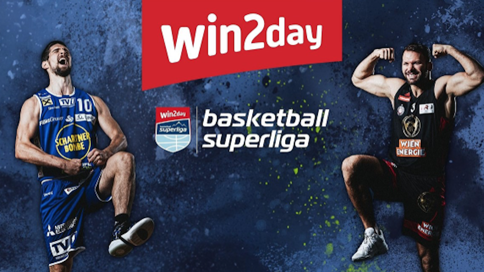 VOR PLAYOFFS: WIN2DAY WIRD TITELSPONSOR DER BASKETBALL SUPERLIGA!