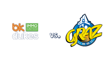 BK IMMOunited Dukes vs UBSC Raiffeisen Graz